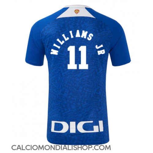 Maglie da calcio Athletic Bilbao Nico Williams #11 Seconda Maglia 2024-25 Manica Corta